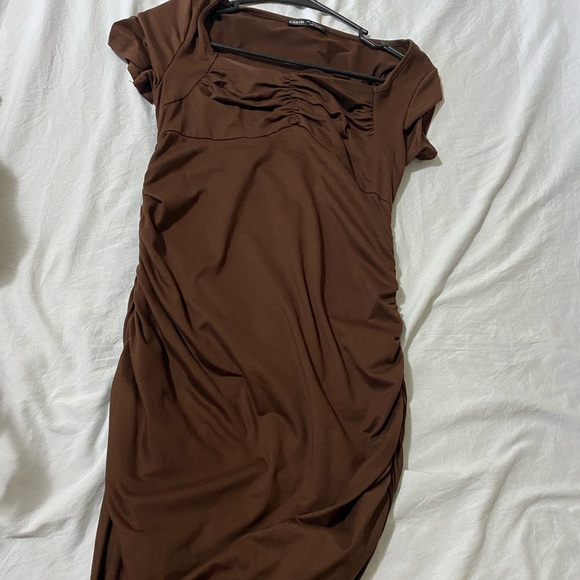 lady in the red dress – Beyond Nine2Five Color:BROWN fnf-sale-dresses-jumpsuits-midi Blazer for Girls Long